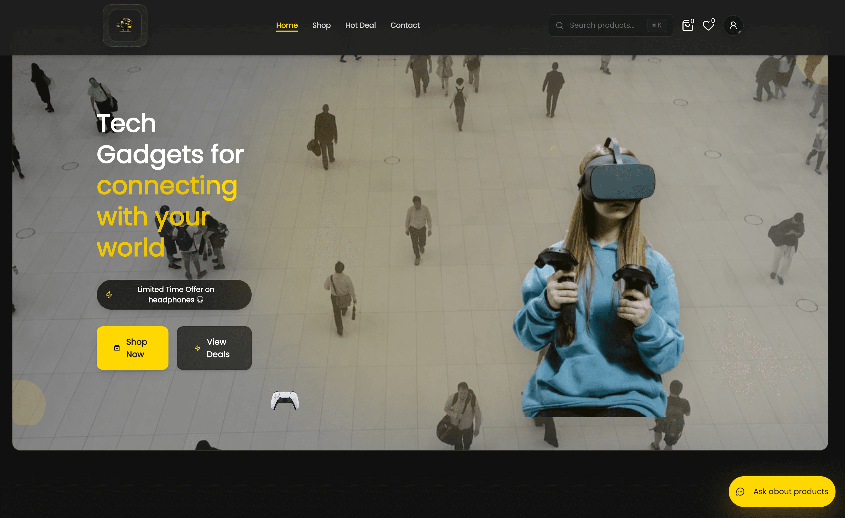 Attempt Gadget interface screenshot 1
